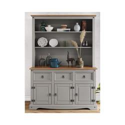 Corona Grey Wax 3 Door Dresser