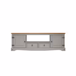 Corona Grey Wax Large Widescreen TV Unit