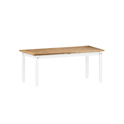 Corona White Large Extending Dining Table