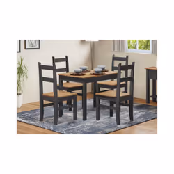 Corona Charcoal Budget Dining Set
