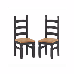 Corona Charcoal Dining Chairs