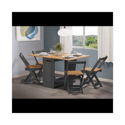 Corona Charcoal Butterfly Dining Set