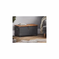 Corona Charcoal Blanket Box
