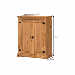 Corona 2 Door Shoe Cupboard