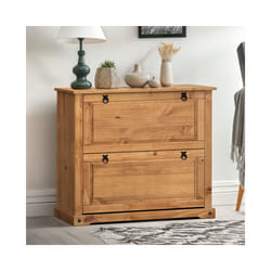 Corona 2 Shelf Shoe Chest