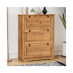 Corona 3 Shelf Shoe Chest