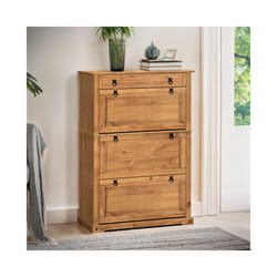 Corona 1 Drawer 3 Shelf Shoe Chest
