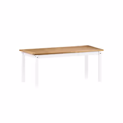 Corona White 6'0" Dining Table