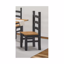 Corona Charcoal 6'0" Dining Table & 6 Chairs