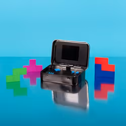 Fizz Creations Tetris Arcade in a Tin, Any gender, Multicolour, Battery, AAA, 25 mm, 170 mm