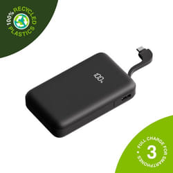 Juice JUI-PBANK-3-ECO-INT-BLK power bank 12000 mAh Black