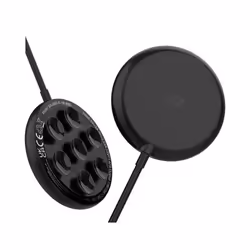 Juice Grip-It, Indoor, USB, 9 V, Wireless charging, Black