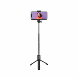 Juice JUI-SOC-4IN1-GLOW-BLK selfie stick Smartphone Black