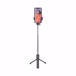 Juice JUI-SOC-4IN1-GLOW-BLK selfie stick Smartphone Black