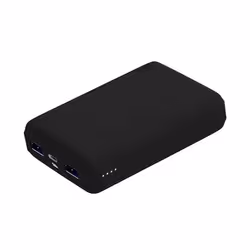 The Juice ECO 4 Charge Power Bank with 12.000mAh (Four Full Charges) battery capacity. The perfect accessory for a few days o ...
