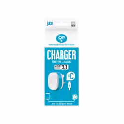 Juice JUI-MAINS-TYPEC-2.4A-ECO Smartphone, Tablet Blue, White AC Indoor - Additional view 4