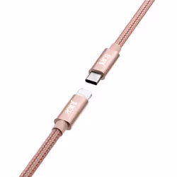 Juice JUI-CABLE-LIGHT-TYPEC-2M-BRD-ECO-RGD, 2 m, Lightning, USB C, Male, Male, Rose gold