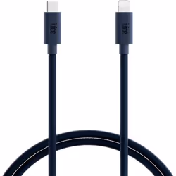 Juice JUI-CABLE-LIGHT-TYPEC-2M-BRD-ECO-MBLU, 2 m, Lightning, USB C, Male, Male, Blue