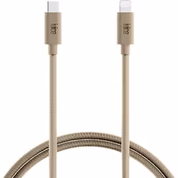 Juice JUI-CABLE-LIGHT-TYPEC-2M-BRD-ECO-GLD lightning cable Gold
