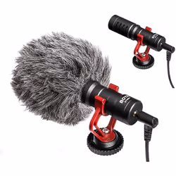 Boya BY-MM1 Compact On-Camera Mini Recording Shotgun Microphone