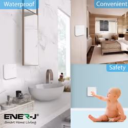 1 Gang Wireless Kinetic Switch +Dimmable & WiFi Receiver Bundle Kit