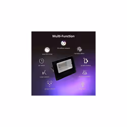 16W WiFi Smart RGB+W+WW LED Floodlight, APP & Voice Control for Outdoor Garden, Sports, Pool Side, Decoration