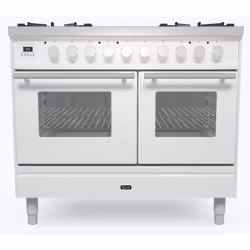 Ilve PD10IWE3WH, Range cooker, White, Buttons, Rotary, Front / Top front, Combi, 6 zone(s)