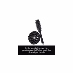 ghd Helios Professional Hair Dryer Gift Set with Diffuser and The Blow Dryer - Ceramic Radial Brush Size 2 - Amazon Exclusive