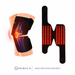 Nebula LED Red Light Therapy Device 660/850nm | Near Infrared Lighting, High Power & Irradiance Red Light Panel | 10W Knee & Shoulder Strap