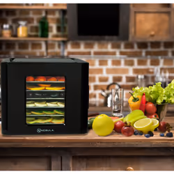 Nebula Food Dehydrator| 6 Stainless Steel Trays & 6 Dehydrator Sheets