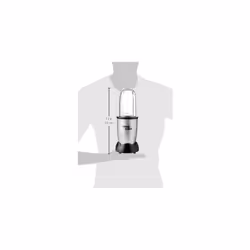 Magic Bullet 4pc Starter Kit - Includes 1 High Torque Power Base, 1 Tall Cup with Flip Top Lid & 1 Cross Blade - Food processor