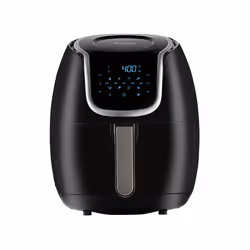 Power XL 01553, Hot air fryer, 2.8 L, 0.5 kg, Vortx, Black, Touch