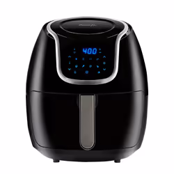 Power XL 01554, Hot air fryer, 4.7 L, 1 kg, Vortx, Black, Touch
