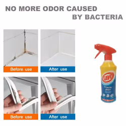 500ml Mildew Remover and Mould Killer Trigger Spray - Removes Mouldy Stains From Walls, Tiles, Silicone Seals, Window