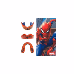 Spider-Man Sports Mouthguard Dual Layer Premium Protection Adults Gum Shield with Case for Boxing, MMA, Rugby, Martial Arts, Judo and All Contact