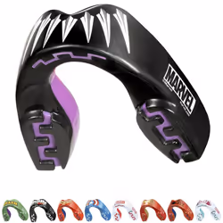 Black Panther Sports Mouthguard Dual Layer Premium Protection Adults Gum Shield with Case for Boxing, MMA, Rugby, Martial Art ...