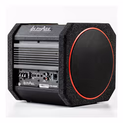 The In Phase Car Audio XTB-828R Underseat Subwoofer is a passive radiator equipped active sealed subwoofer enclosure. Hit rea ...