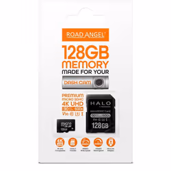 Road Angel 128GB MicroSD Card - Automotive Grade. Made for Halo Dash CamsSDHC (Secure Digital High Capacity. SD 2.0) Cards ar ...
