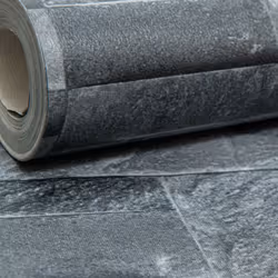 WD Thorn Slate Charcoal Grey Realistic Textured Stone Brick Wallpaper