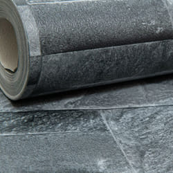 WD Thorn Slate Charcoal Grey Realistic Textured Stone Brick Wallpaper