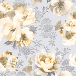 Catherine Lansfield Dramatic Floral Ochre Wallpaper Bedroom Living Room Wallpaper Roll