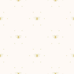 Sophie Allport Bees Silhouette Wallpaper Cream / Ochre 181502