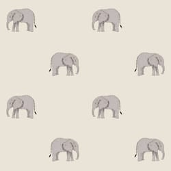 Sophie Allport Elephant Wallpaper Natural 181522