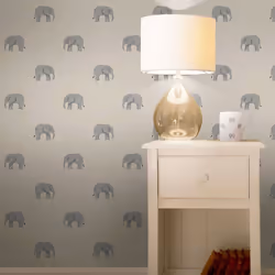 Sophie Allport Elephant Wallpaper Natural 181522