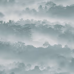 Muriva Tropical Landscape Teal Wallpaper 188501