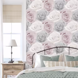 Melany Rose Wallpaper Pink World of Wallpaper AF0013