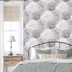 Melany Rose Wallpaper Grey World of Wallpaper AF0014