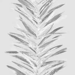Dhara Leaf Wallpaper Silver Muriva 191501