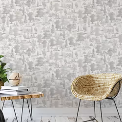 Muriva Oakley Taupe Wallpaper 201501