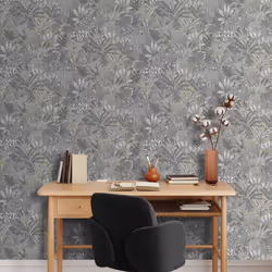 Lush Forest Wallpaper Gold Muriva 205503
